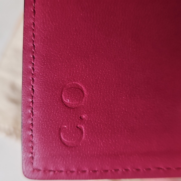 Louis Vuitton Monogram Portefeuille Flore Wallet Pink Leather Chain Insert - Picture 8 of 16